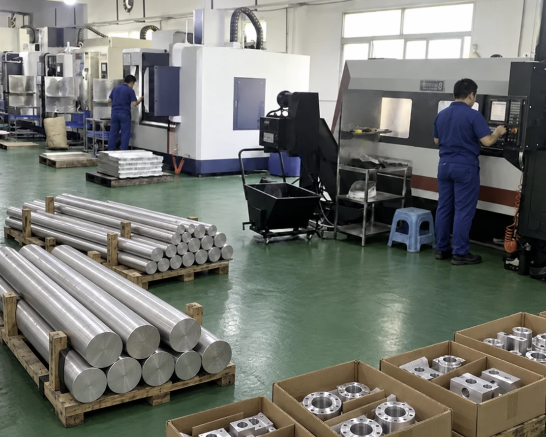 CNC production area