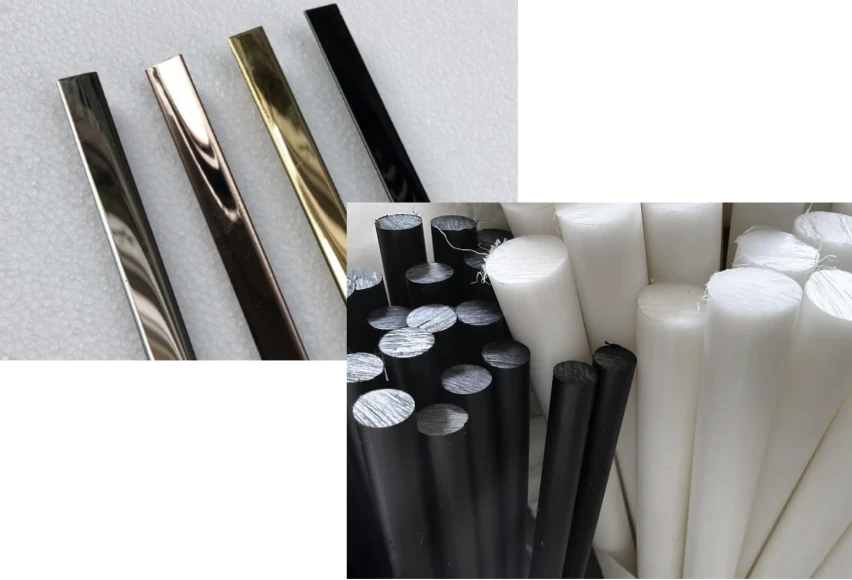 Metales y plásticos técnicos para mecanizado CNC